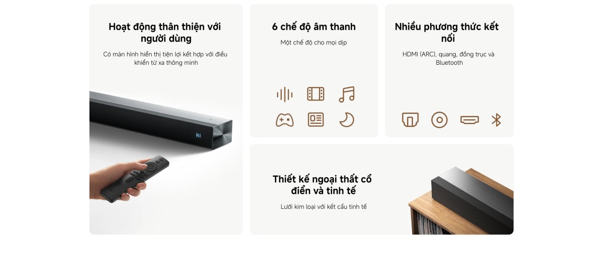 Loa Xiaomi Soundbar Pro 2.0 ch – ảnh 4