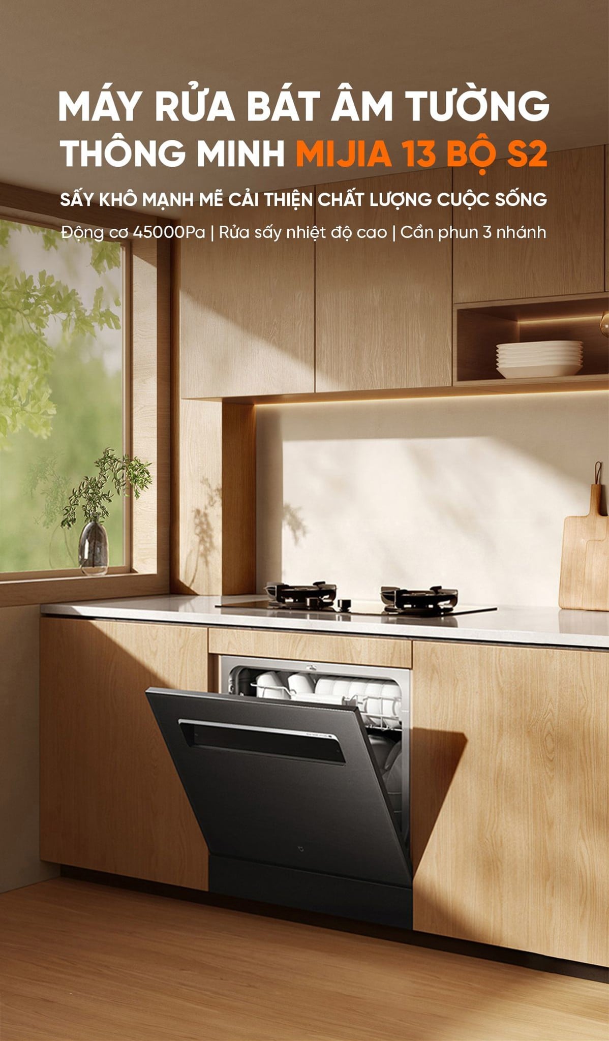 Máy rửa bát Xiaomi Mijia S2 13 bộ – ảnh 2