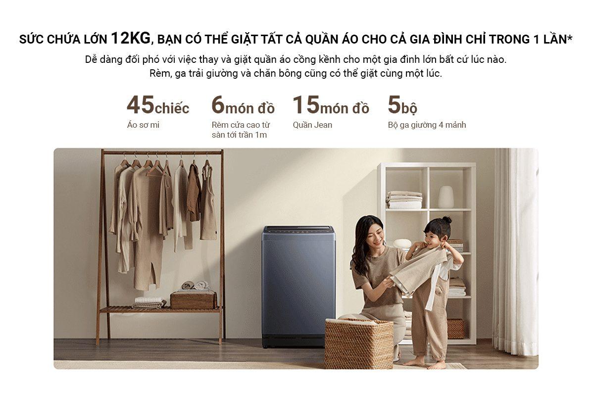 Máy giặt Xiaomi XQB120MJ301 cửa trên, giặt 12kg – ảnh 6