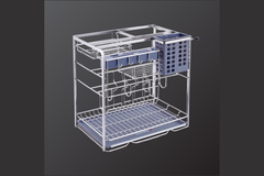 Giá đựng chai lọ gia vị dao thớt nan dẹt GrandX XK.40S2