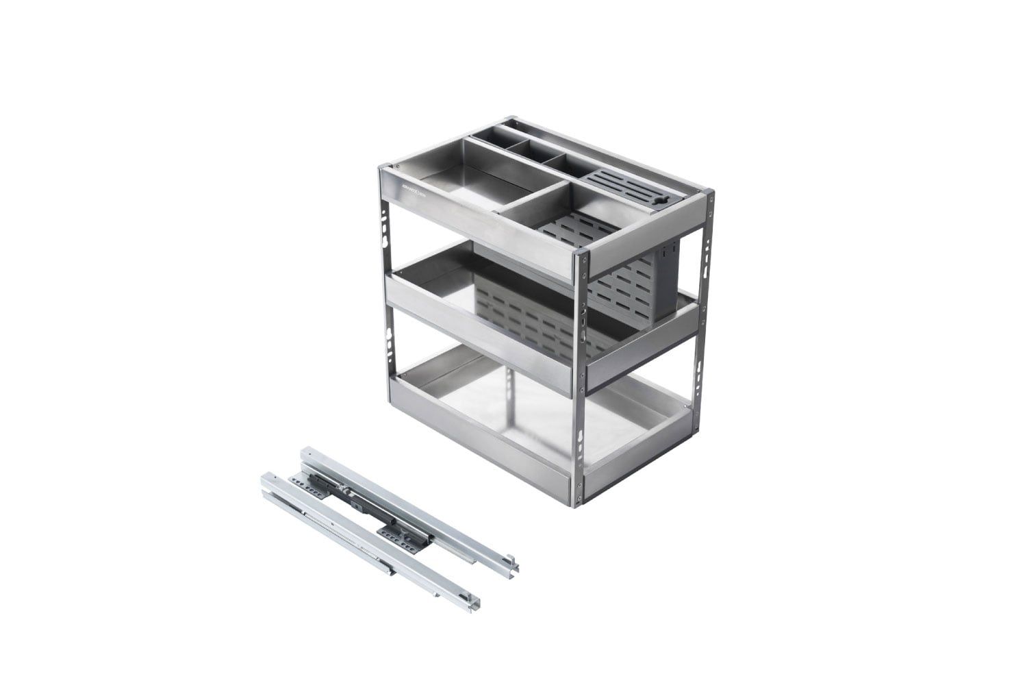 Giá đựng chai lọ, gia vị, dao thớt GrandX XK.B30S