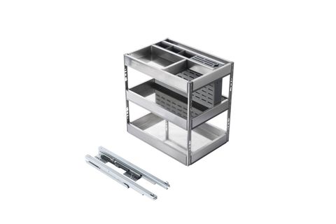 Giá đựng chai lọ, gia vị, dao thớt GrandX XK.B35S