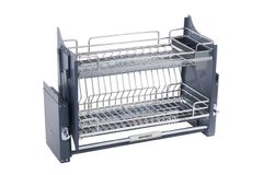 Giá bát đĩa nâng hạ nan Oval SUS304 GrandX XL.80M1