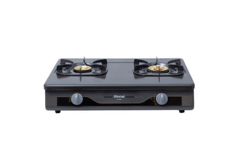 Bếp gas dương Rinnai RV-660(G) 590mm 2 lò nấu, mặt thép phủ men