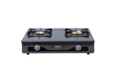 Bếp gas dương Rinnai RV-660(G) 590mm 2 lò nấu, mặt thép phủ men