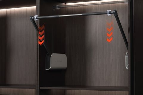 Giá nâng hạ điện treo quần áo cao cấp GrandX XM.15E Luxury