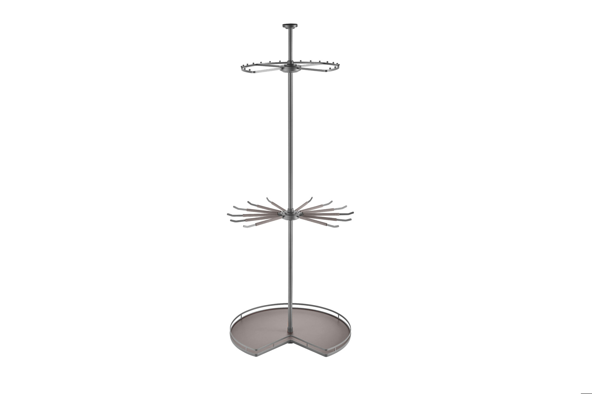 Kệ xoay góc tủ quần áo 270° 3 tầng GrandX XM.270C – ảnh 2