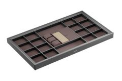 Ngăn kéo đồ trang sức bọc da cao cấp - High Class Grey GrandX XM.90C ảnh 2
