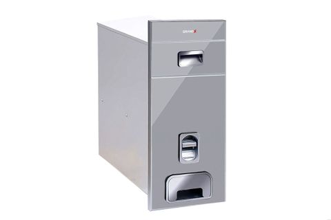 Thùng gạo mặt kính cường lực GrandX XR.G301M