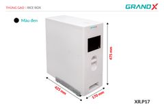Thùng gạo âm tủ cánh mở GrandX XR.P17-1 ảnh 2
