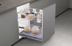 Giá đựng chai lọ gia vị nan dẹt GrandX XS.40S2 ảnh 3