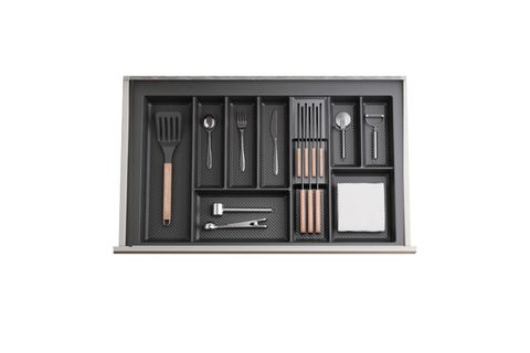 Khay chia thìa nĩa đa năng chất liệu nhựa PP cao cấp GrandX XT.P800 / XT.P800-1