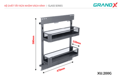 Kệ chất tẩy rửa nhôm vách kính GrandX XU.200G ảnh 3