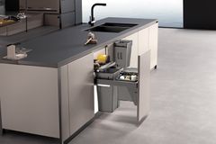 Thùng rác đôi cánh kéo âm tủ GrandX XW.D30-1 ảnh 2