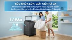 Máy giặt Samsung Ecobubble Inverter 17 kg WA40F17E7CSV ảnh 2