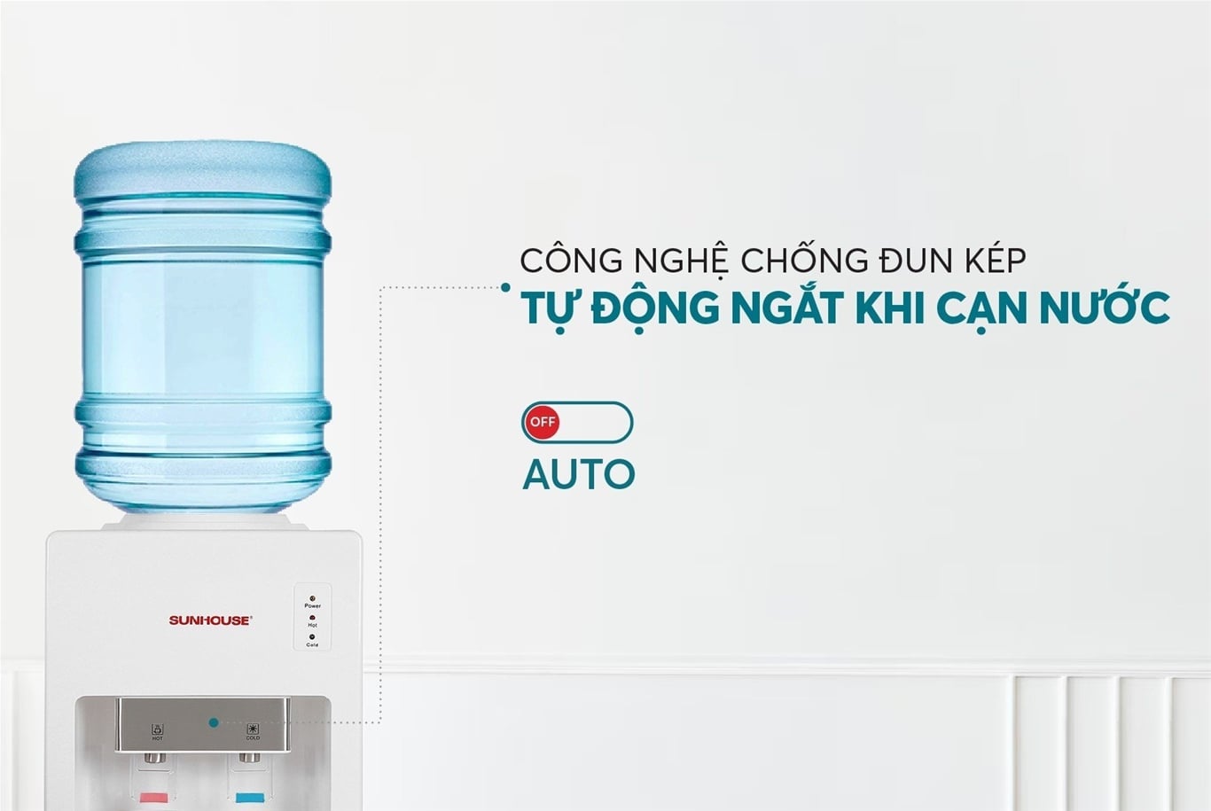 Cây nước nóng lạnh Sunhouse SHD9612 – ảnh 7