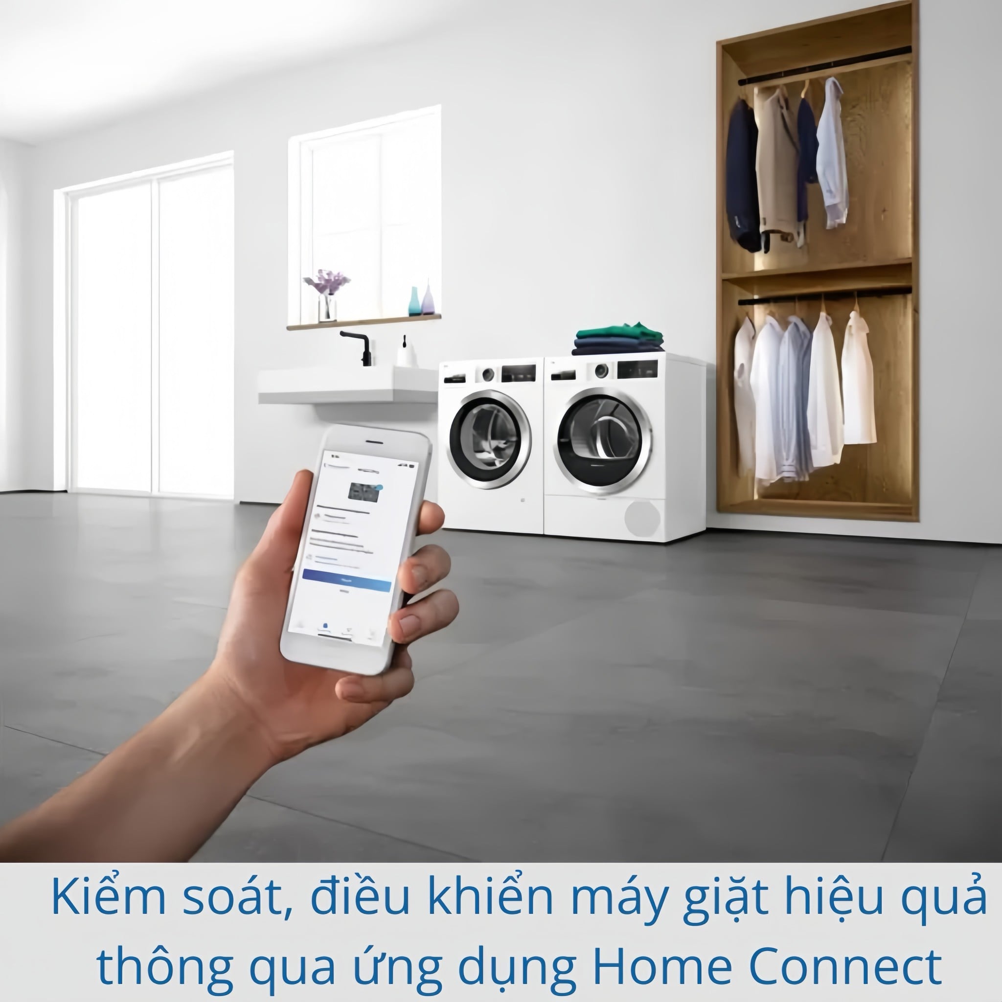 i-DOS tự định lượng – Máy giặt Bosch WAV28K43 Cửa Trước Series 8 9kg