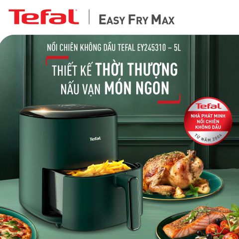 Nồi chiên không dầu Tefal EY245310 - 5L - Điện tử