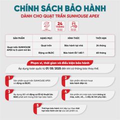 Quạt trần 5 cánh Sunhouse apex APF7662 ảnh 5