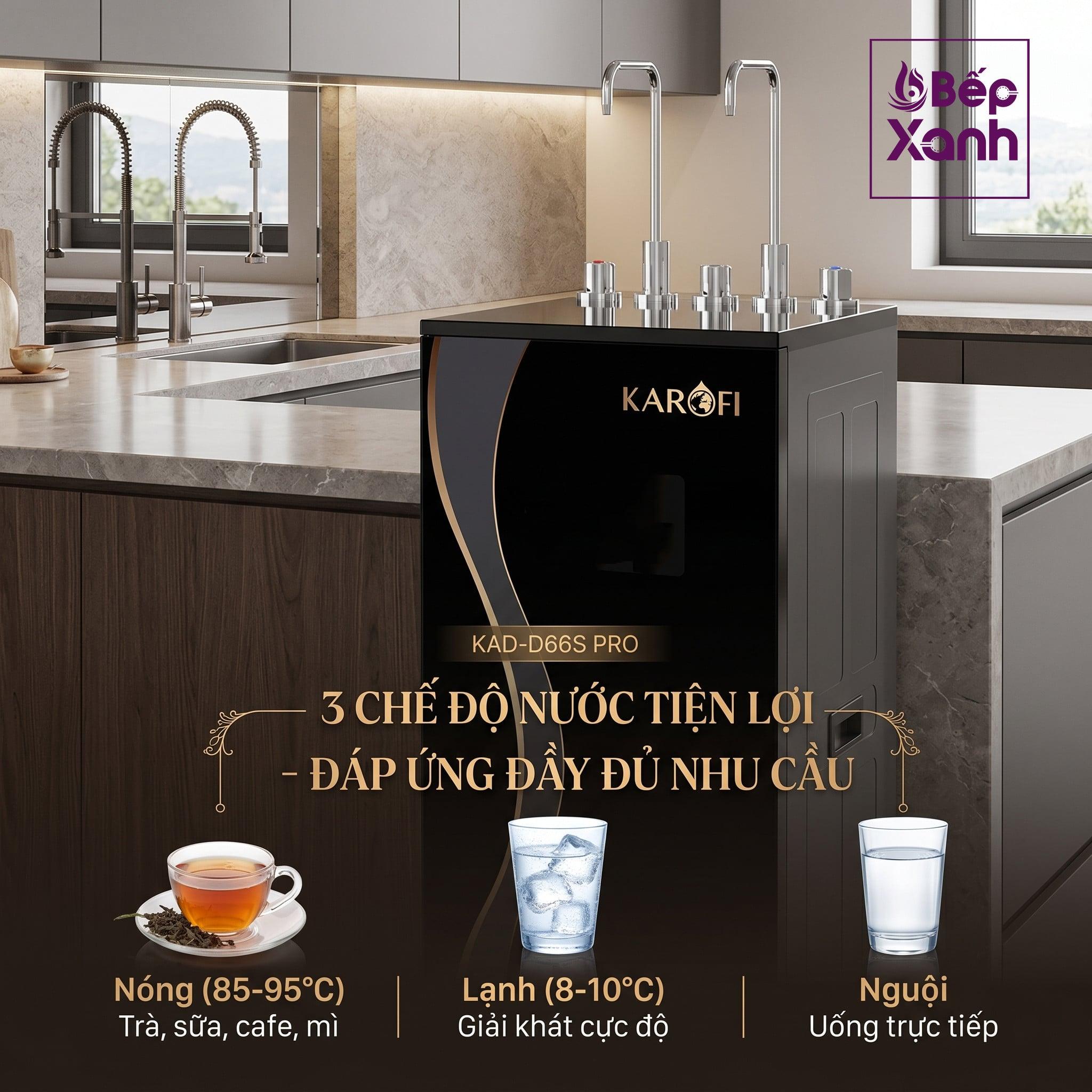 Máy lọc nước nóng lạnh Karofi KAD-D66S PRO – ảnh 8