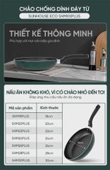 Chảo chống dính đáy từ Sunhouse eco SHM28PLUS ảnh 5