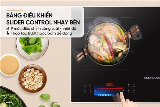 Bếp đôi điện từ Sunhouse SHB-567HA – ảnh 8