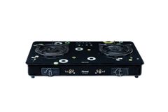 Bếp gas dương Rinnai RV-715Slim(GL-Bubble) 716mm 2 lò nấu, mặt kính cường lực