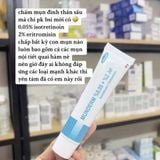  Munderm Jel Isotretinoin 0.05% & Eritromicin 2% gel giảm mụn đầu đen mụn sưng viêm vừa nặng 30g Thổ Nhĩ Kỳ 
