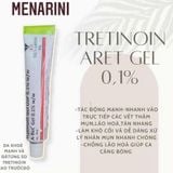  Tretinoin USP Aret Menarini chính hãng (Ấn Độ) 20g 0.025 / 0.05 / 0.1 