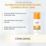  Kem Chống Nắng Eucerin Kiềm Dầu & Ngừa Mụn 50ml, Sun Dry Touch Acne Oil Control SPF 50+ 