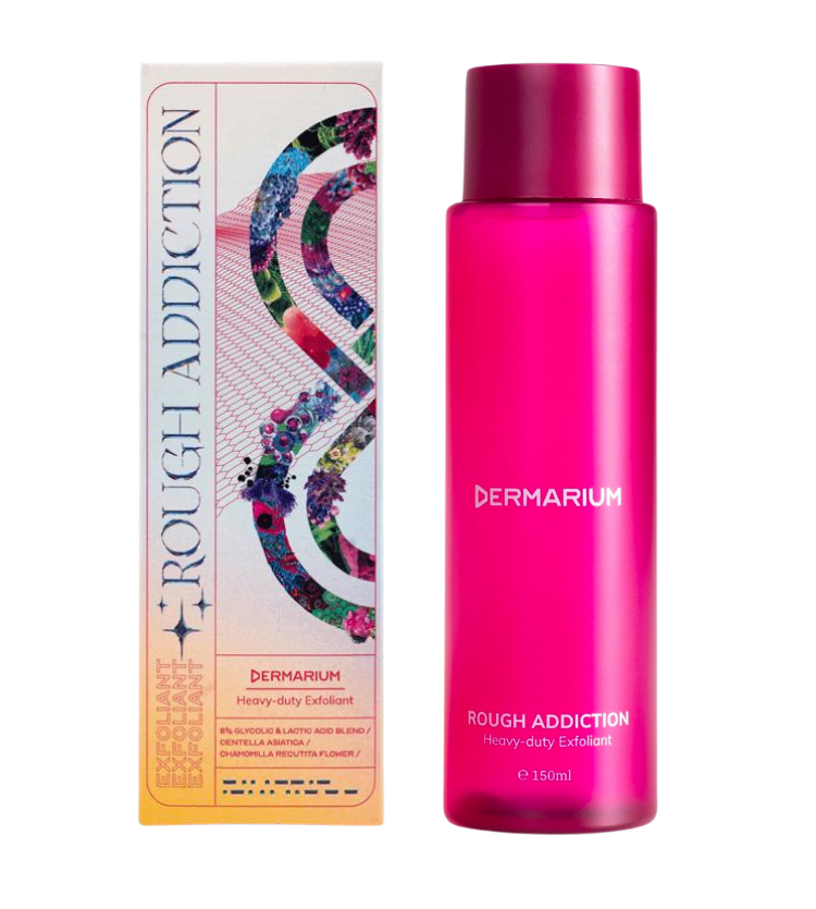  Dermarium Rough Addiction 8% AHAs chính hãng - Dung dịch tẩy tế bào chết bề mặt mạnh mẽ AHAs Glycolic & Lactic acid 