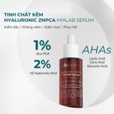 Serum kẽm Ekseption Hyaluronic ZnPCA, HA + 1% ZnPCA giảm mụn, kiềm dầu 75ml 