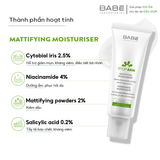  Kem dưỡng ẩm trị mụn Babe Stop AKN Mattifying Moisturiser 