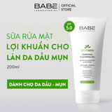  Sữa rửa mặt cho da dầu mụn Babe Stop AKN Purifying Cleansing Gel 200ml 