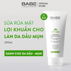 Sữa rửa mặt cho da dầu mụn Babe Stop AKN Purifying Cleansing Gel 200ml 