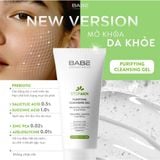  SỮA RỬA MẶT BABE STOP AKN PURIFYING CLEANSING GEL 200ml SRM BABE (Hàng Công Ty) Chi 2 