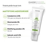  [CTY Kem Dưỡng Phục Hồi, Giảm Mụn BABE Stop AKN Mattifying/Repairing Moisturiser 50ml - Chi 2 