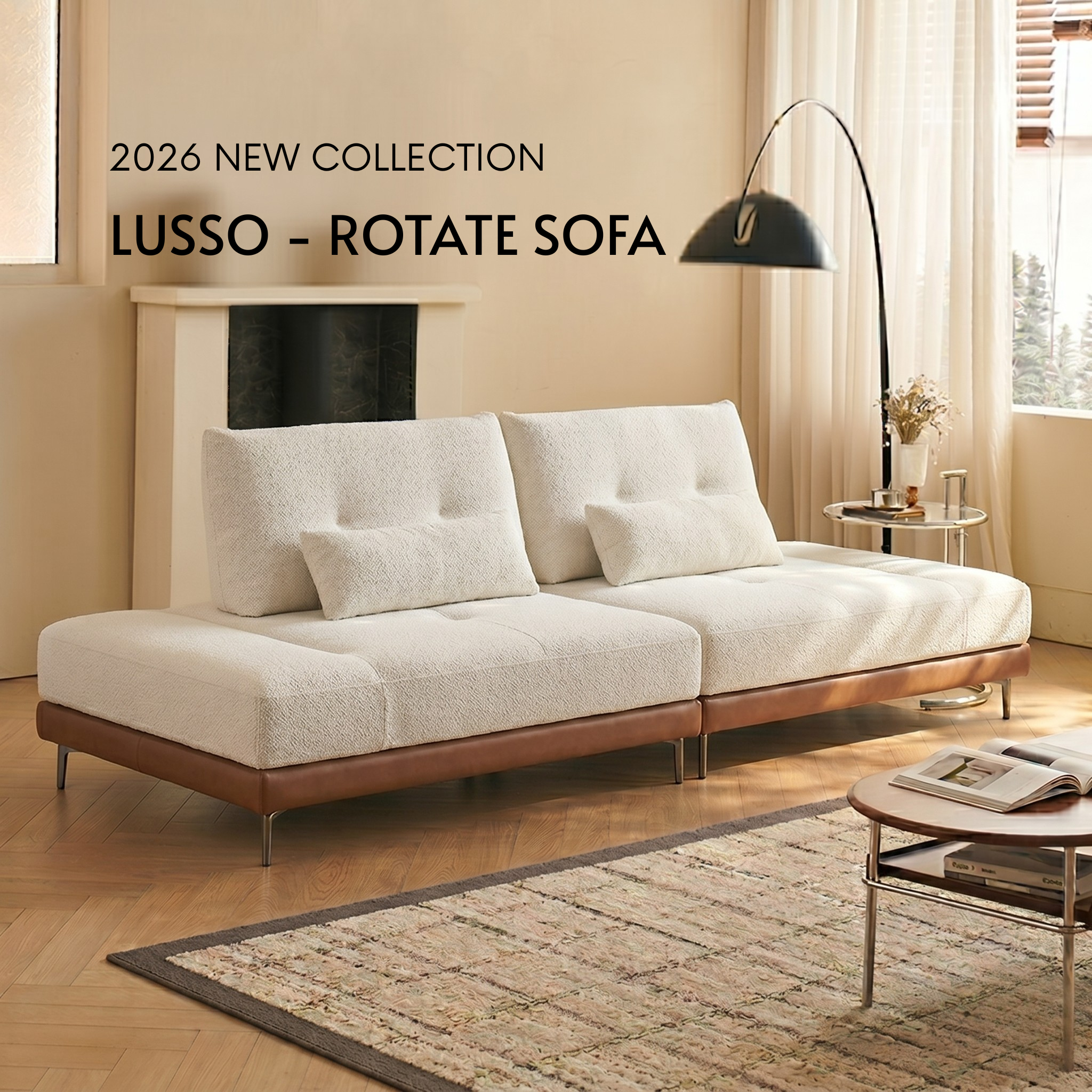  LUSSO ROTATE SOFA | SOFA XOAY ĐA NĂNG LUSSO 