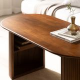  BÀN SOFA GỖ NGUYÊN KHỐI ROMAN SOFA TABLE 
