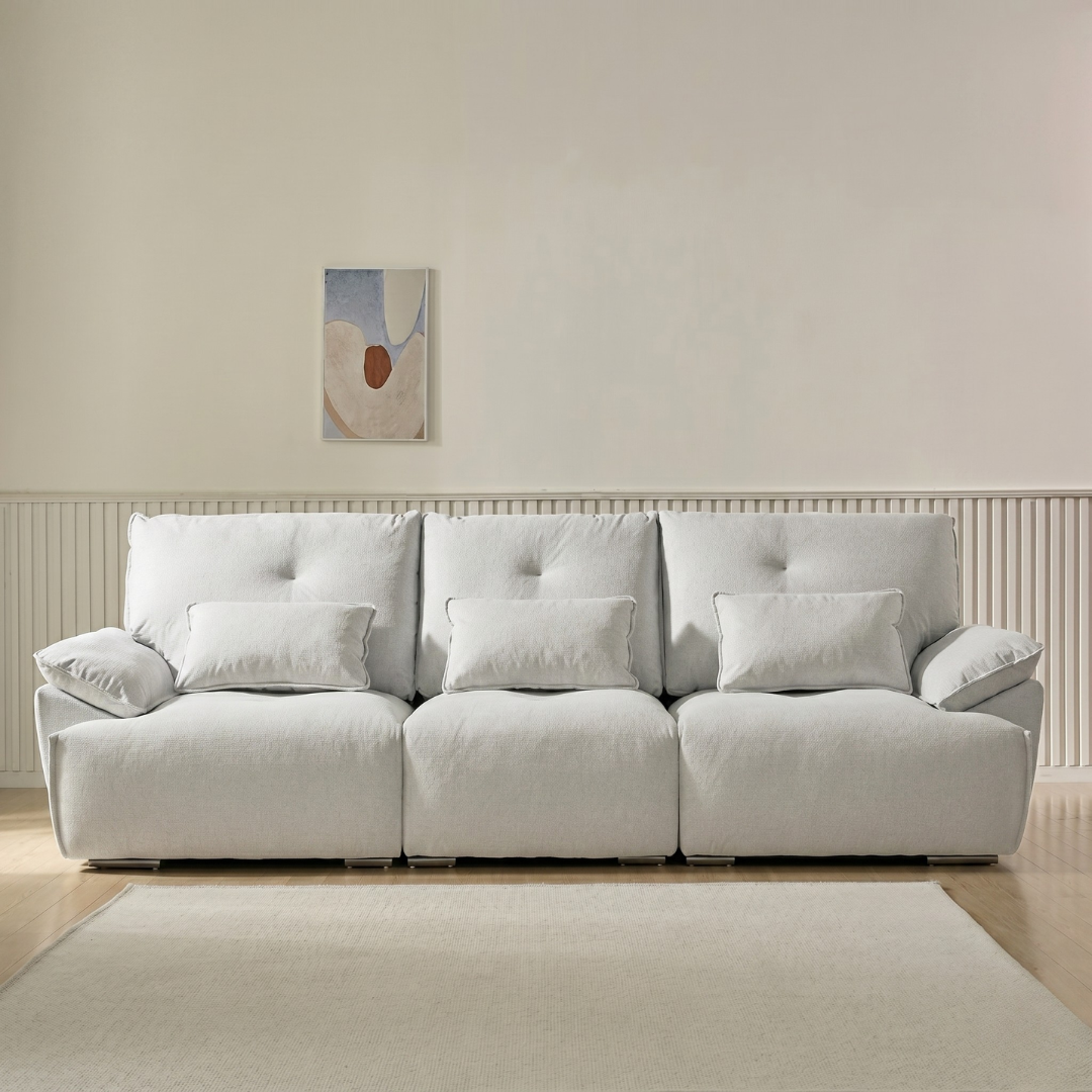  GHẾ SOFA MODULAR VẢI COMFO LÔNG NGỖNG (4 chỗ ngồi) 