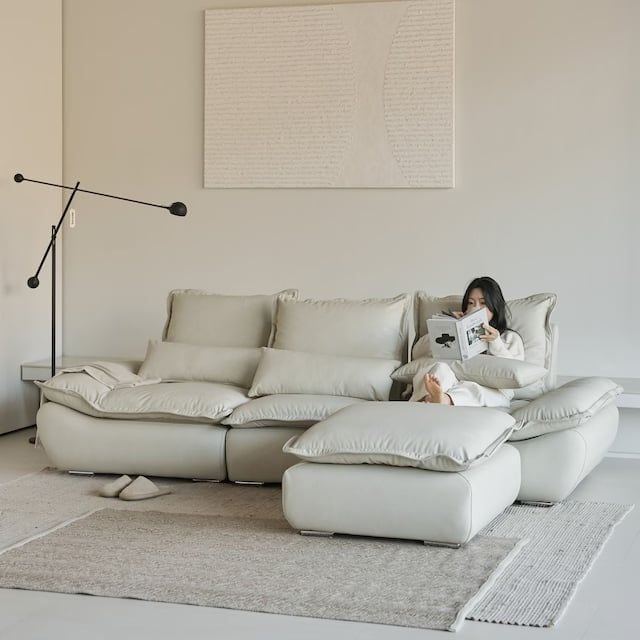  GHẾ SOFA DA CHẦN LÔNG NGỖNG CLOUD 3 và 4 CHỖ NGỒI 