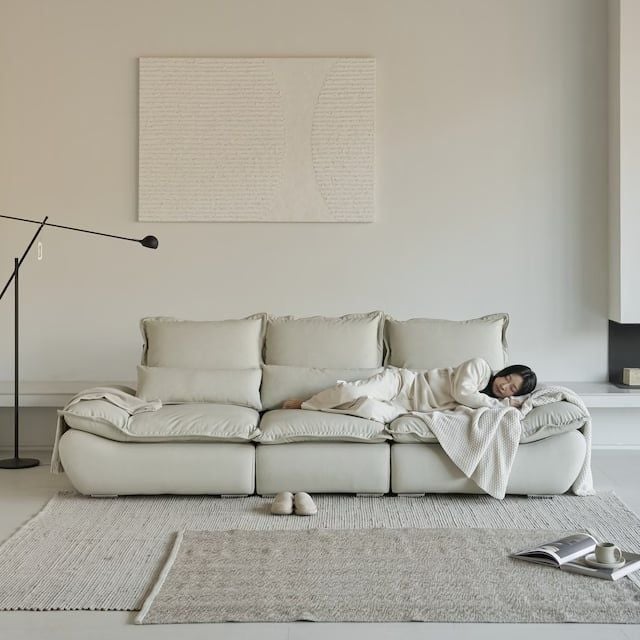  GHẾ SOFA DA CHẦN LÔNG NGỖNG CLOUD 3 và 4 CHỖ NGỒI 