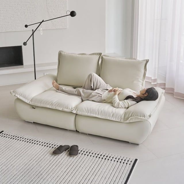  GHẾ SOFA DA CHẦN LÔNG NGỖNG CLOUD 3 và 4 CHỖ NGỒI 