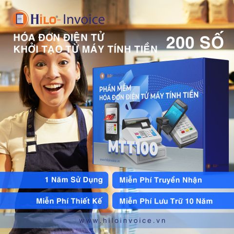 Hóa đơn điện tử khởi tạo từ máy tính tiền 1 năm 2000 số
