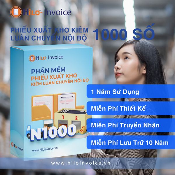 Phần mềm Phiếu xuất kho kiêm luân chuyển nội bộ 1000 số 1 năm