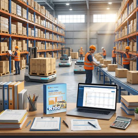 Phần mềm Phiếu xuất kho kiêm luân chuyển nội bộ 100 số 1 năm