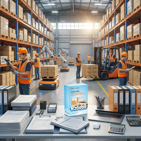 Phần mềm Phiếu xuất kho kiêm luân chuyển nội bộ 20000 số 1 năm