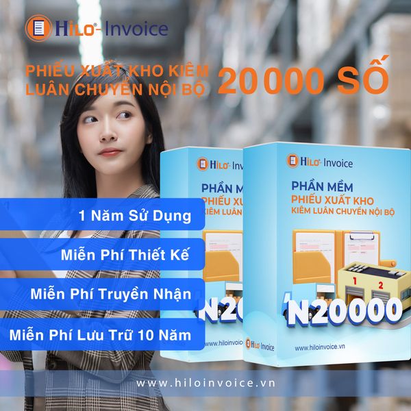 Phần mềm Phiếu xuất kho kiêm luân chuyển nội bộ 20000 số 1 năm
