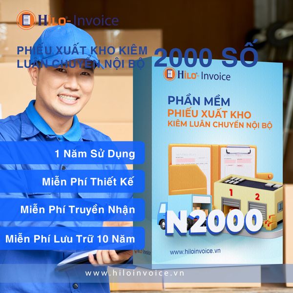 Phần mềm Phiếu xuất kho kiêm luân chuyển nội bộ 2000 số 1 năm