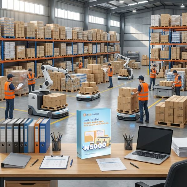 Phần mềm Phiếu xuất kho kiêm luân chuyển nội bộ 5000 số 1 năm